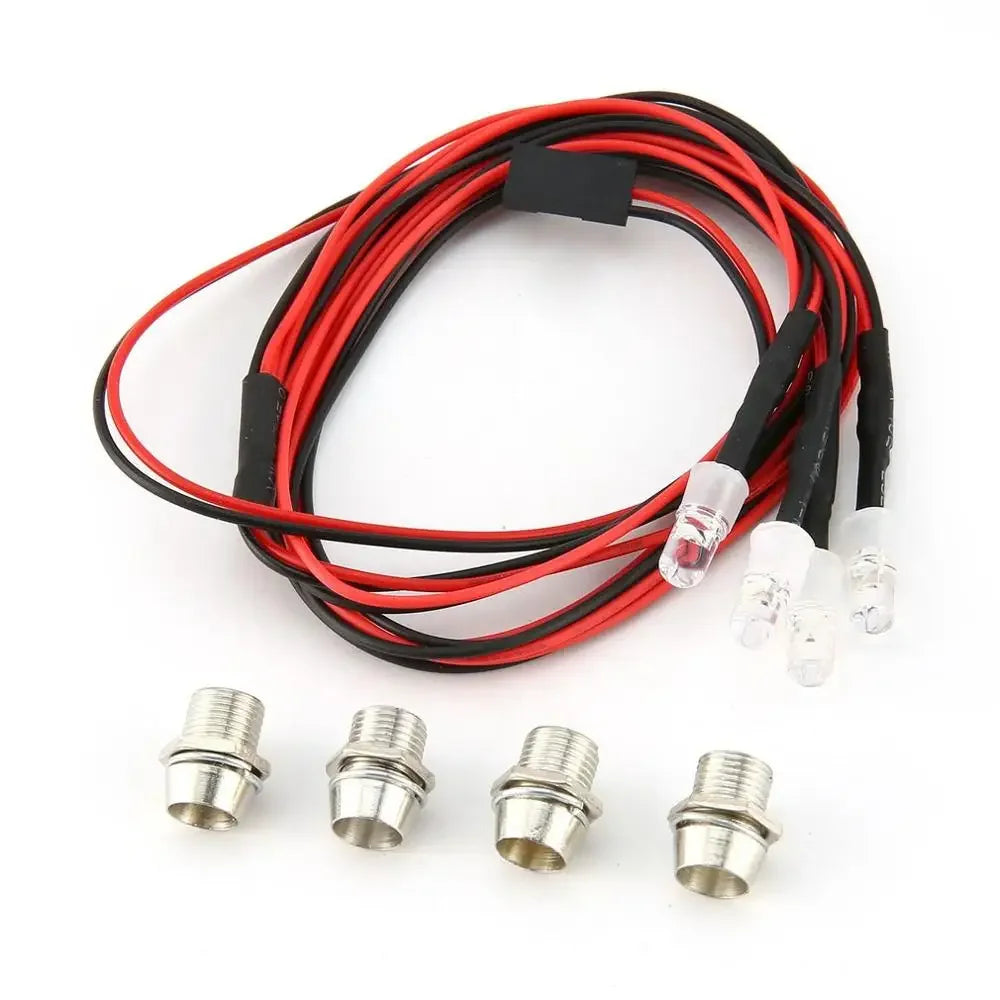 RC LED Light Kit Headlamps for 1/10 1/8
