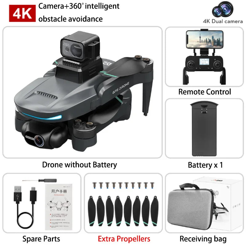 L200 PRO MAX GPS Drone with 2-axis Gimbal