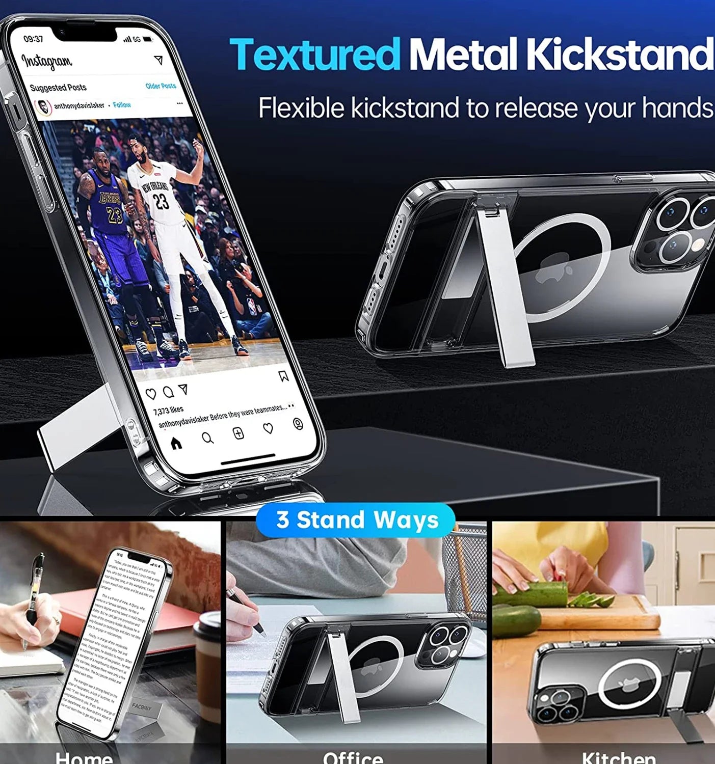 Clear Magnetic Phone Case for iPhone 16 15