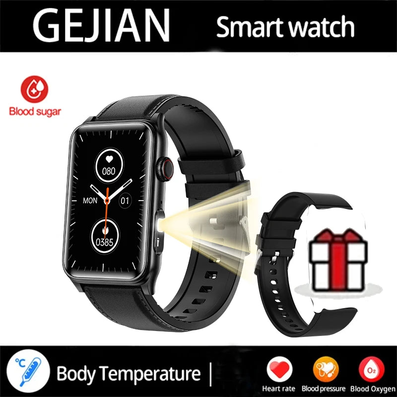 2025 New Smart Watch Men LED Bluetooth Call