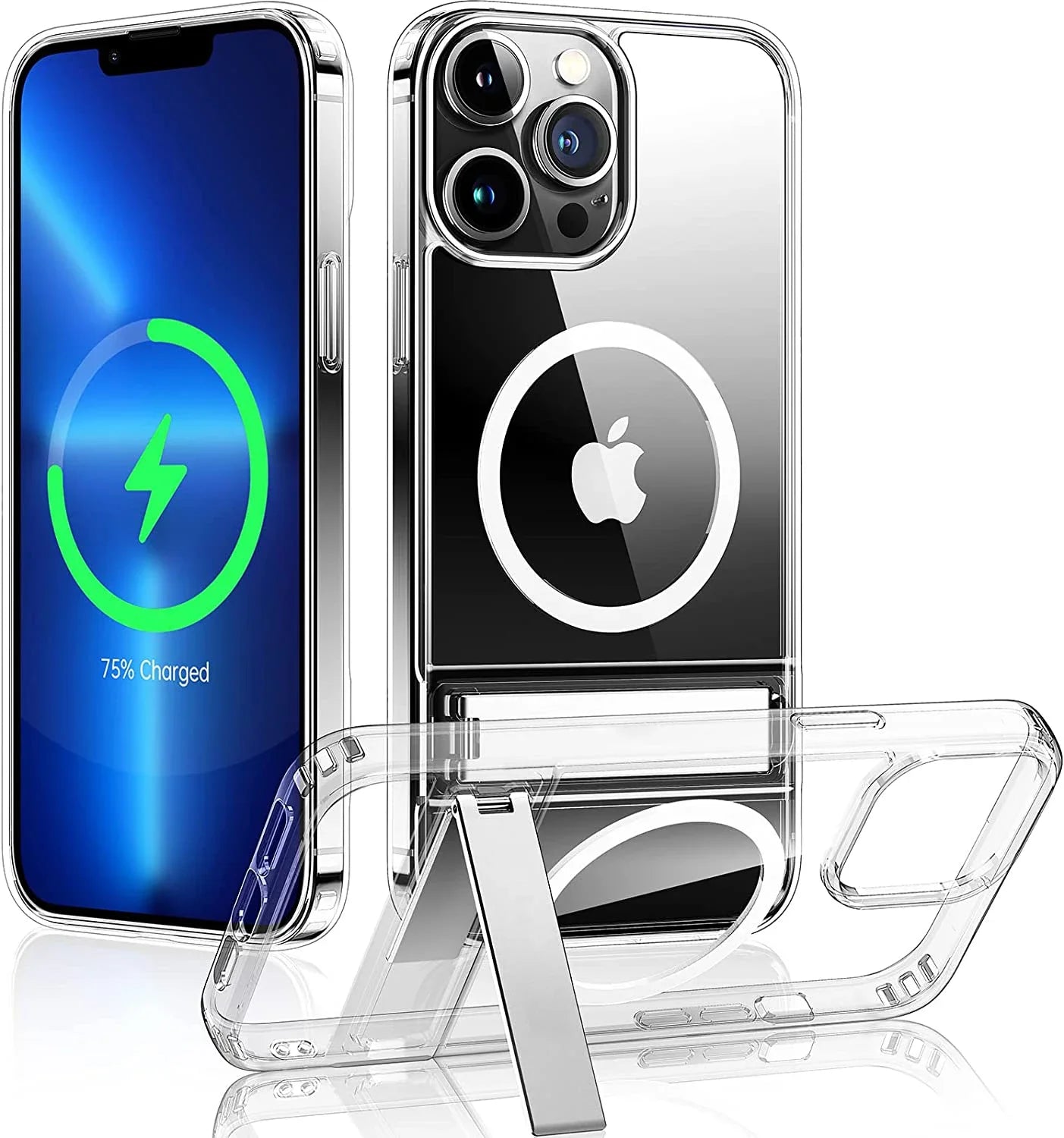 Clear Magnetic Phone Case for iPhone 16 15