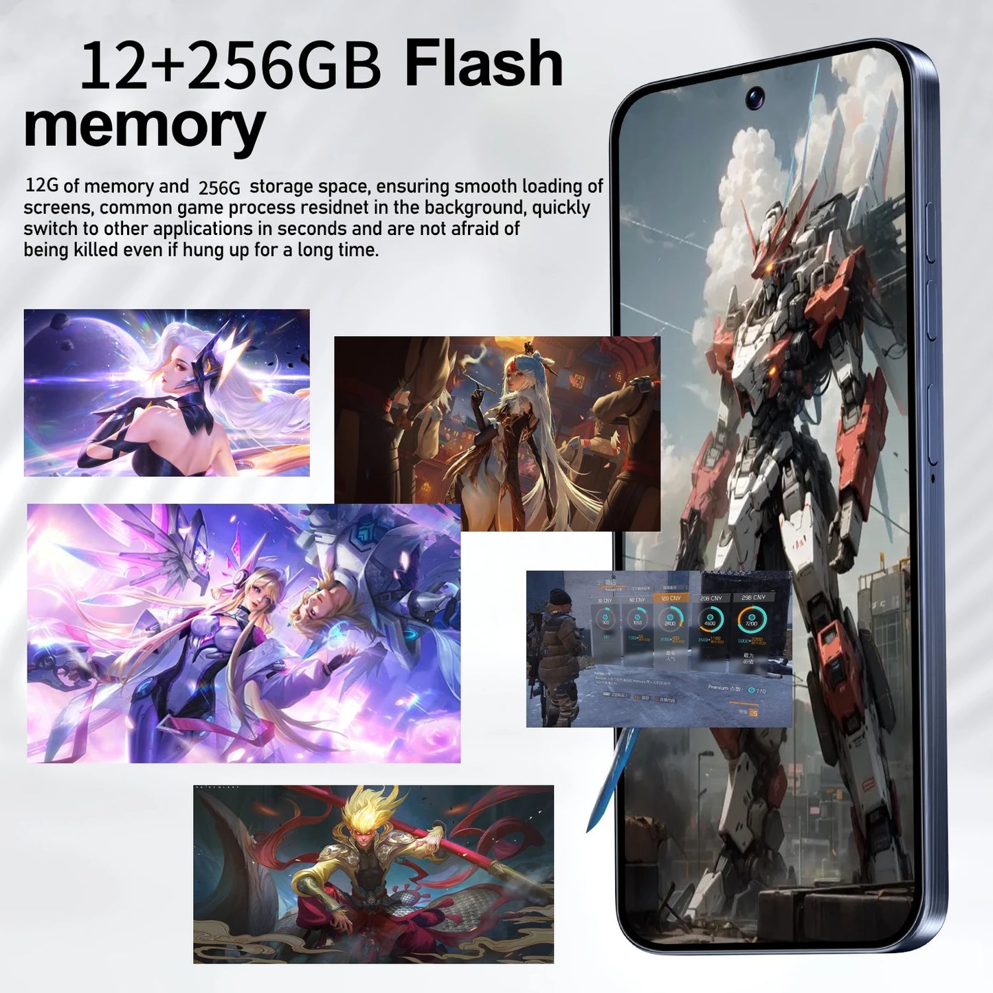 Smartphone Android Note 15 Pro 5G phone,6000mAH,12GB RAM
