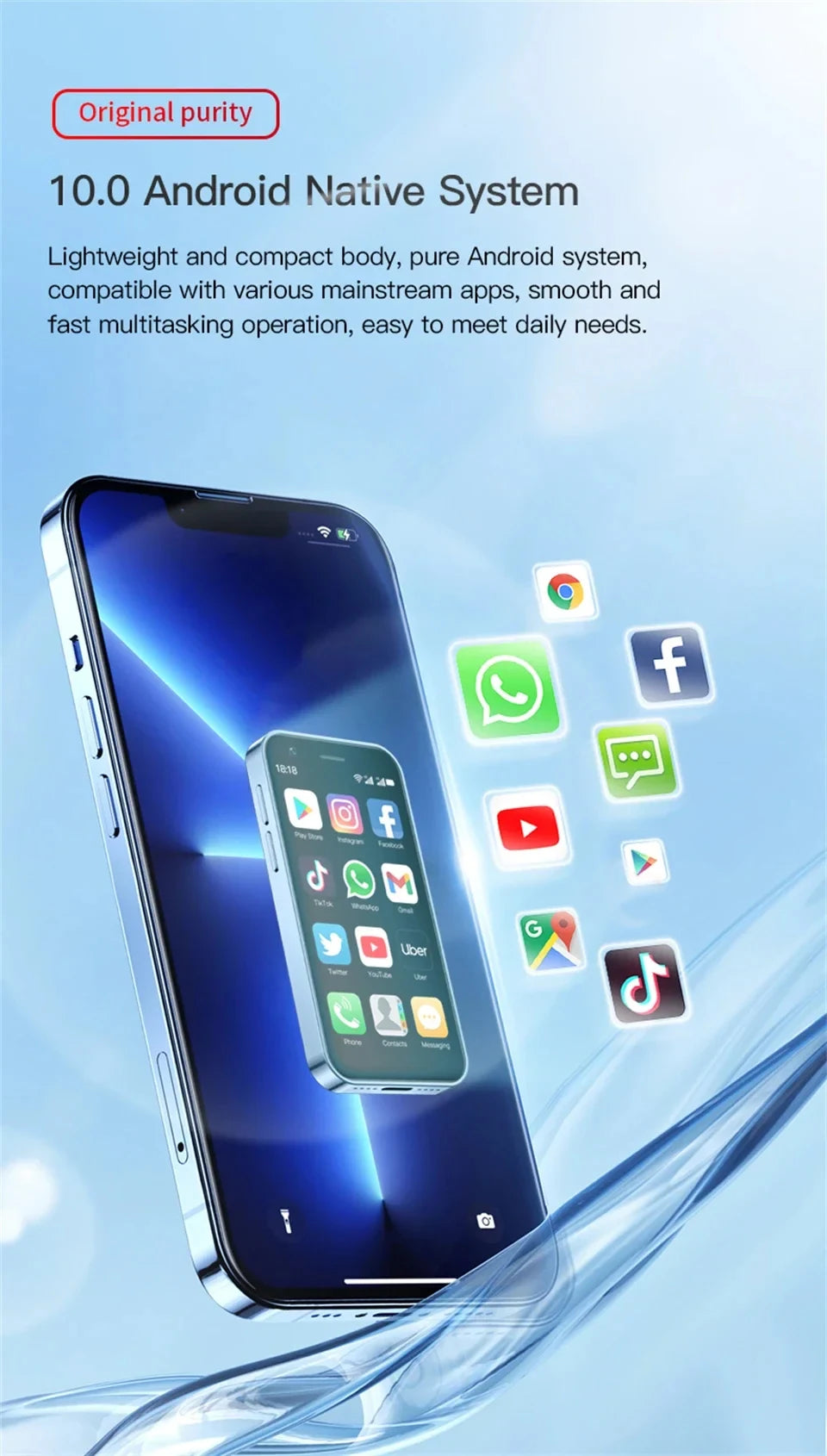 Original SOYES XS16 Mini Smartphone Phone 4G LTE