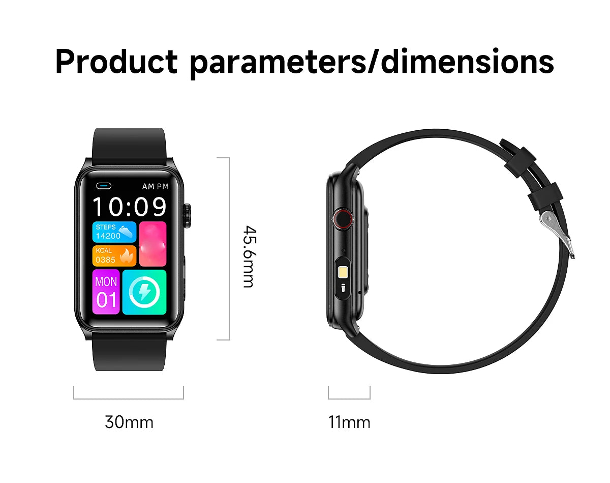 2025 New Smart Watch Men LED Bluetooth Call