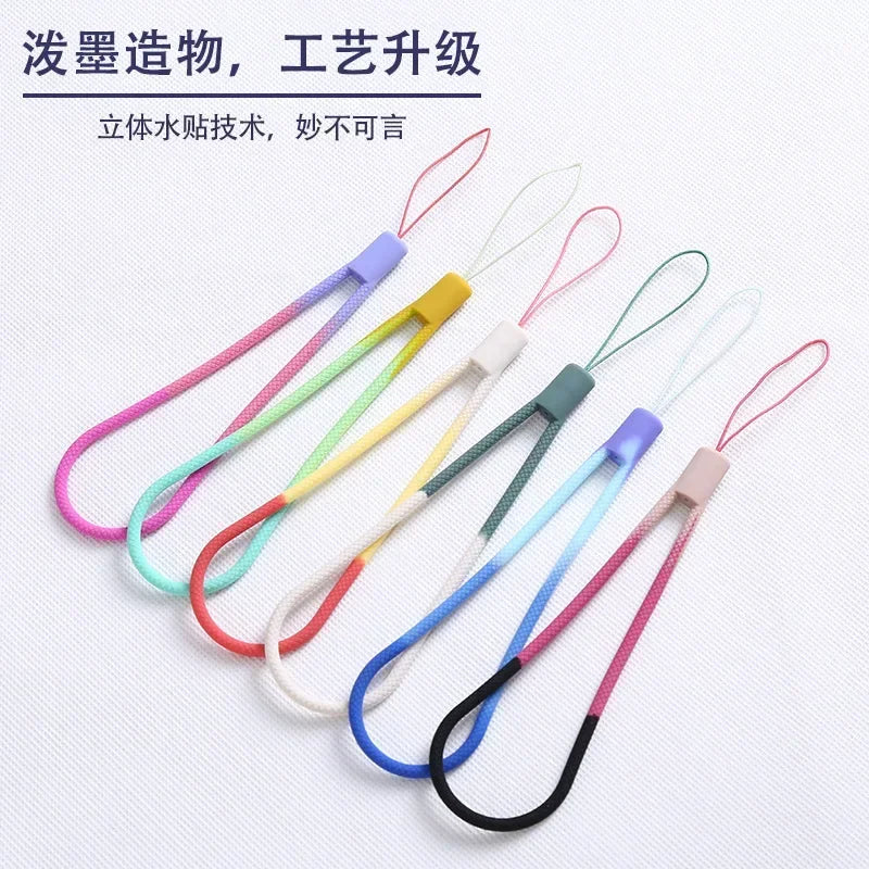 1pc Silicone Wrist Straps Hand Lanyard For Charms