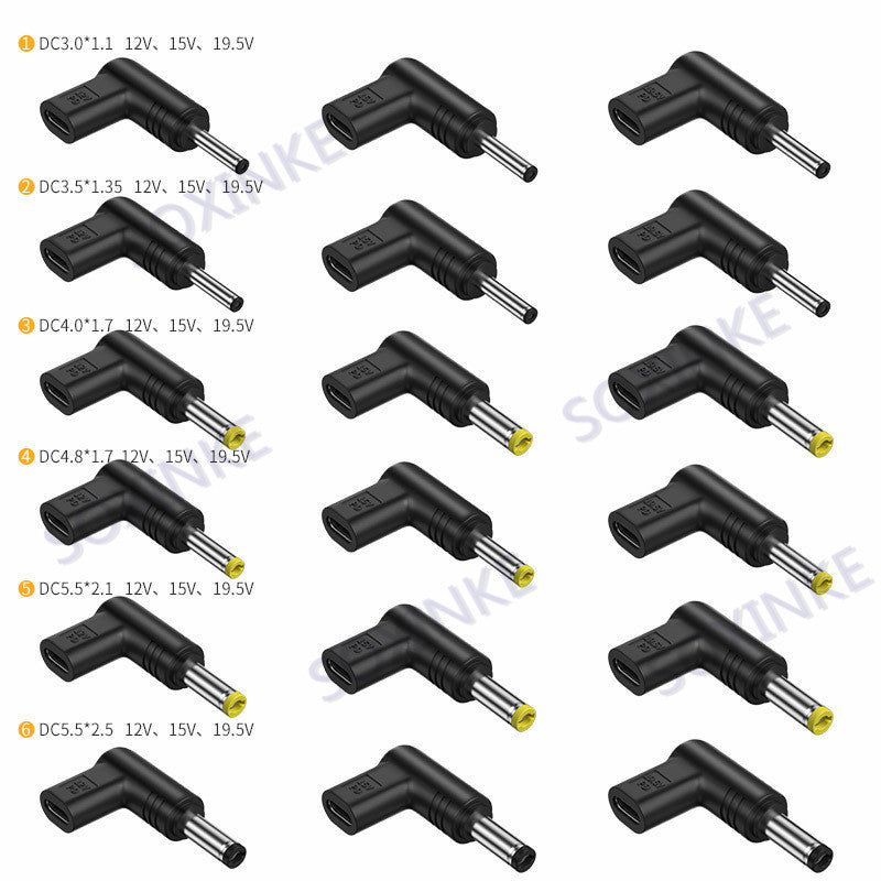 USB C PD to DC Power Connector Universal