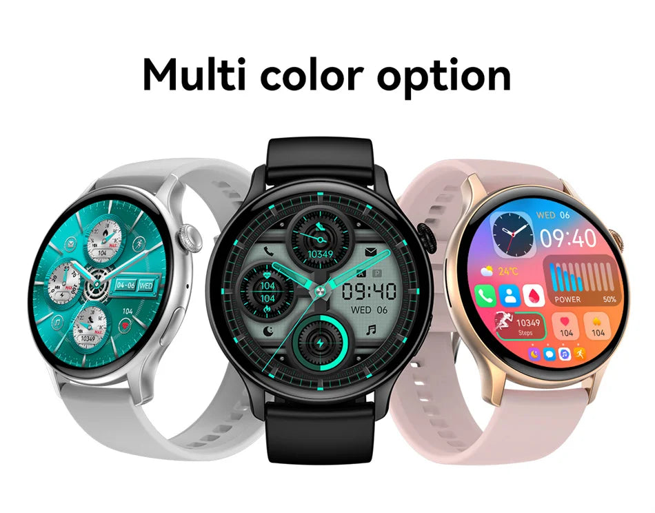 2024 New GPS Smart Watch Women True AMOLED
