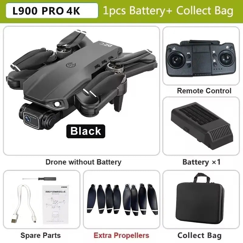 L900 Pro GPS Drone 4K Professional HD Dual