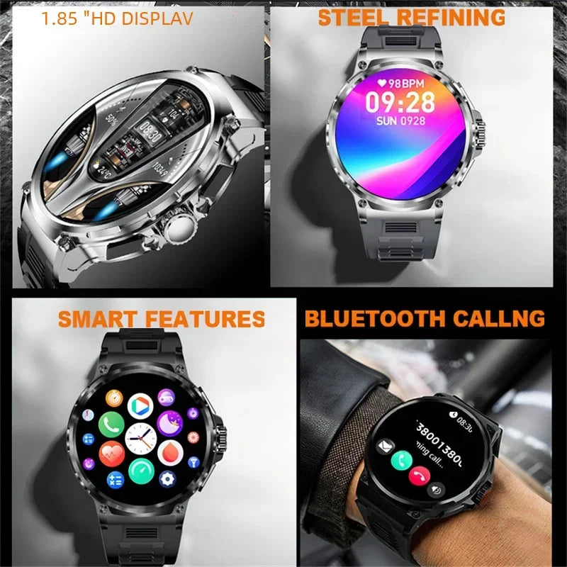 New 710mAh Bluetooth Call Smart Watch Men Sports