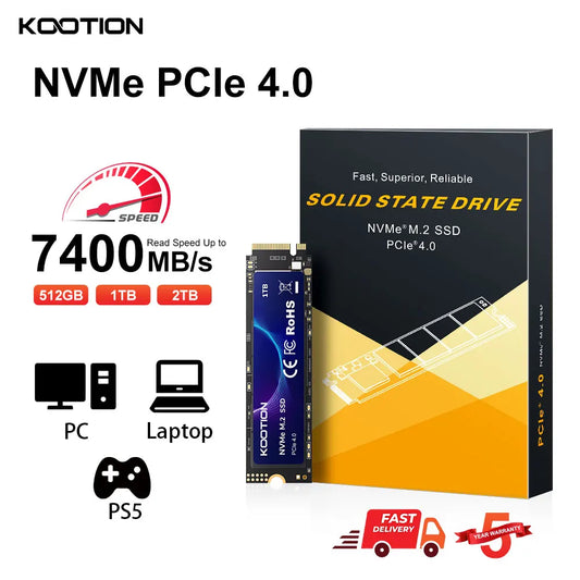KOOTION X16 M.2 NVMe SSD 2TB 1TB 512GB