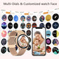 MEVADEN Bluetooth Call Smart Watch Women Custom Dial