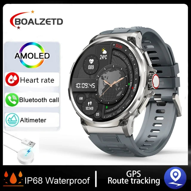 New 710mAh Bluetooth Call Smart Watch Men Sports