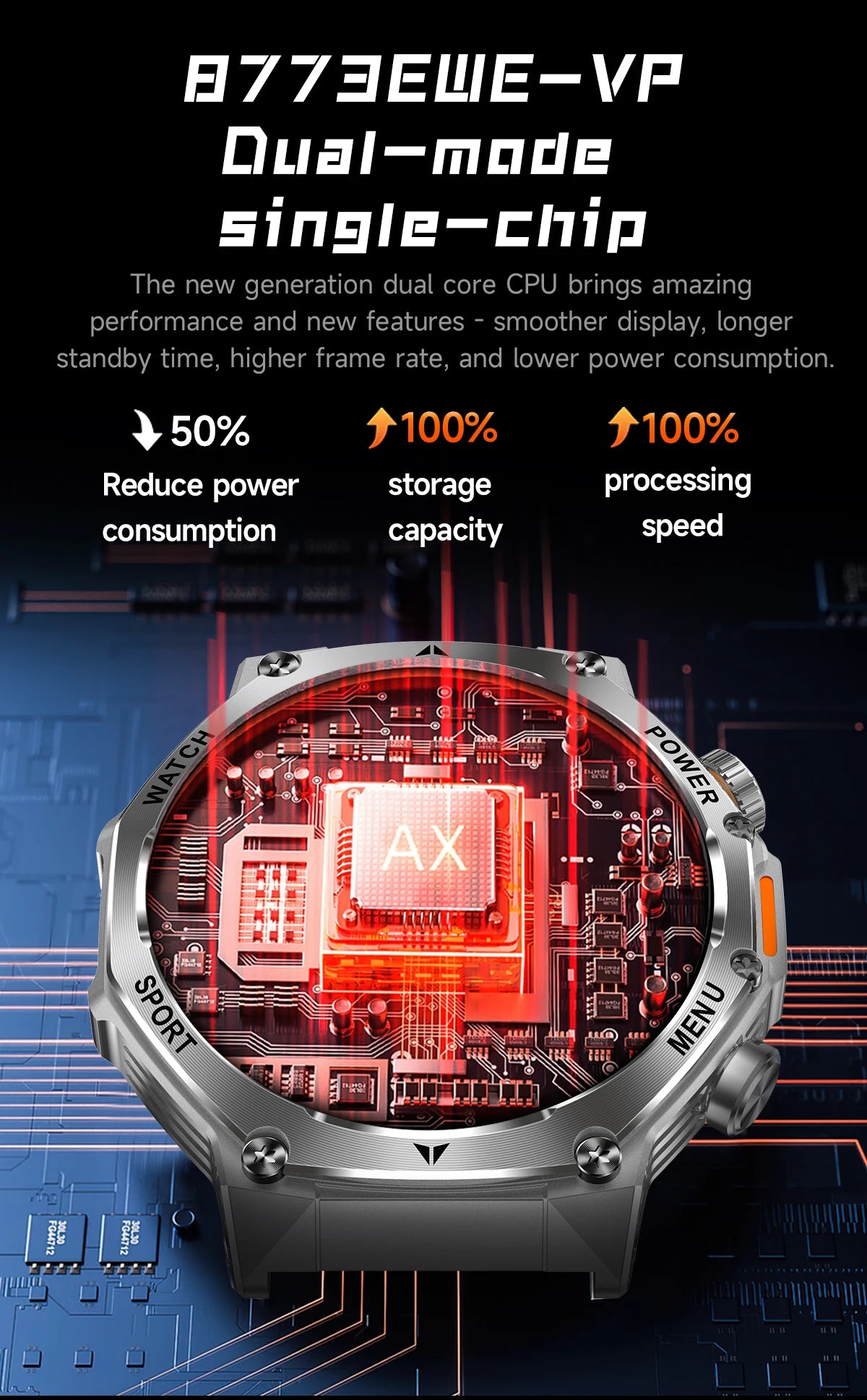 LIGE New Men Smart Watch Bluetooth Calling 800mAh