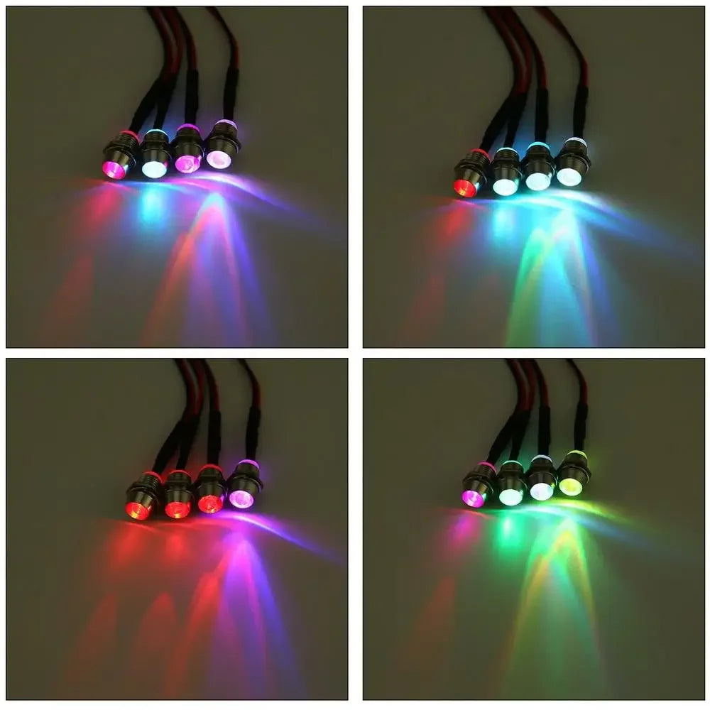 RC LED Light Kit Headlamps for 1/10 1/8