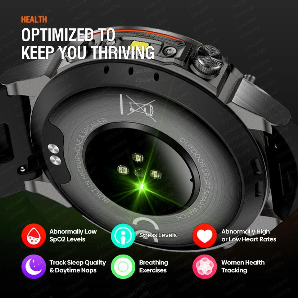 2025 New Smart Watch Men 1000mAh Large Capacity