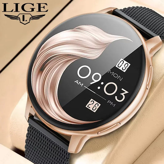 LIGE 2025 Smart Watch Women Bluetooth Call Custom
