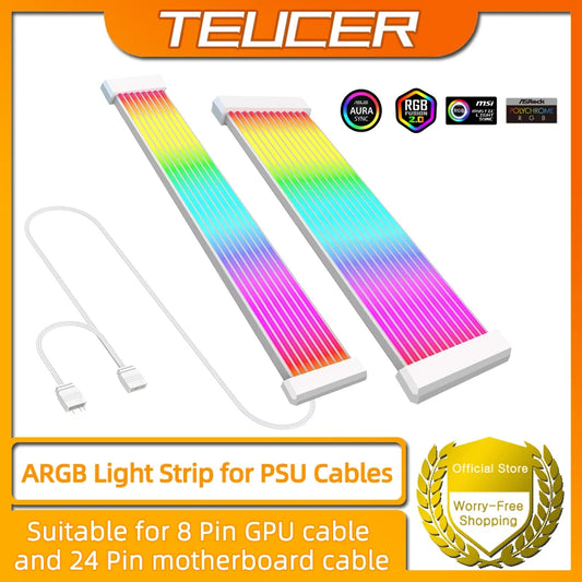 PC RGB Light Strip Suitable for PSU Cable