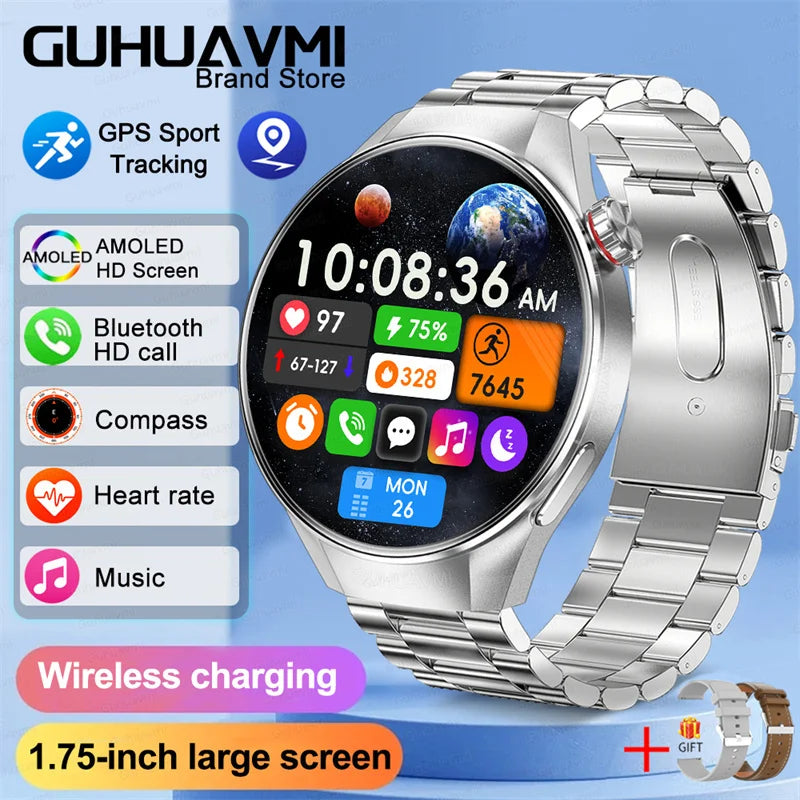 2025 True AMOLED Smart Watch Full touch Screen