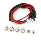 RC LED Light Kit Headlamps for 1/10 1/8