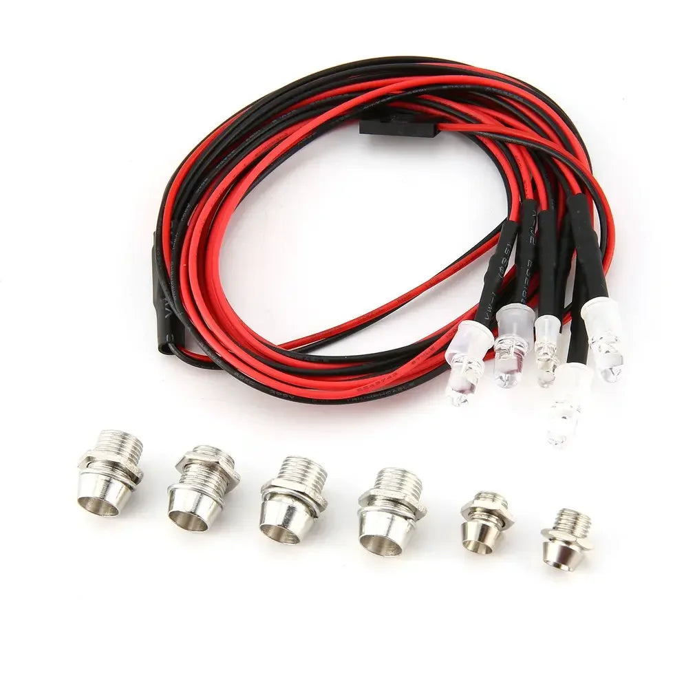 RC LED Light Kit Headlamps for 1/10 1/8