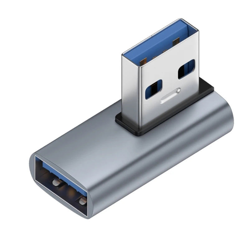 90 Degree USB 3.0 Male to Female Right