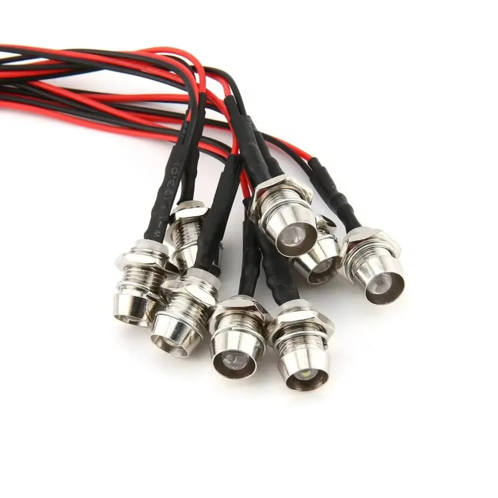 RC LED Light Kit Headlamps for 1/10 1/8