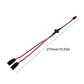 INJORA Magnetic Snap-on JR Extension Cable 1-to-2 Y
