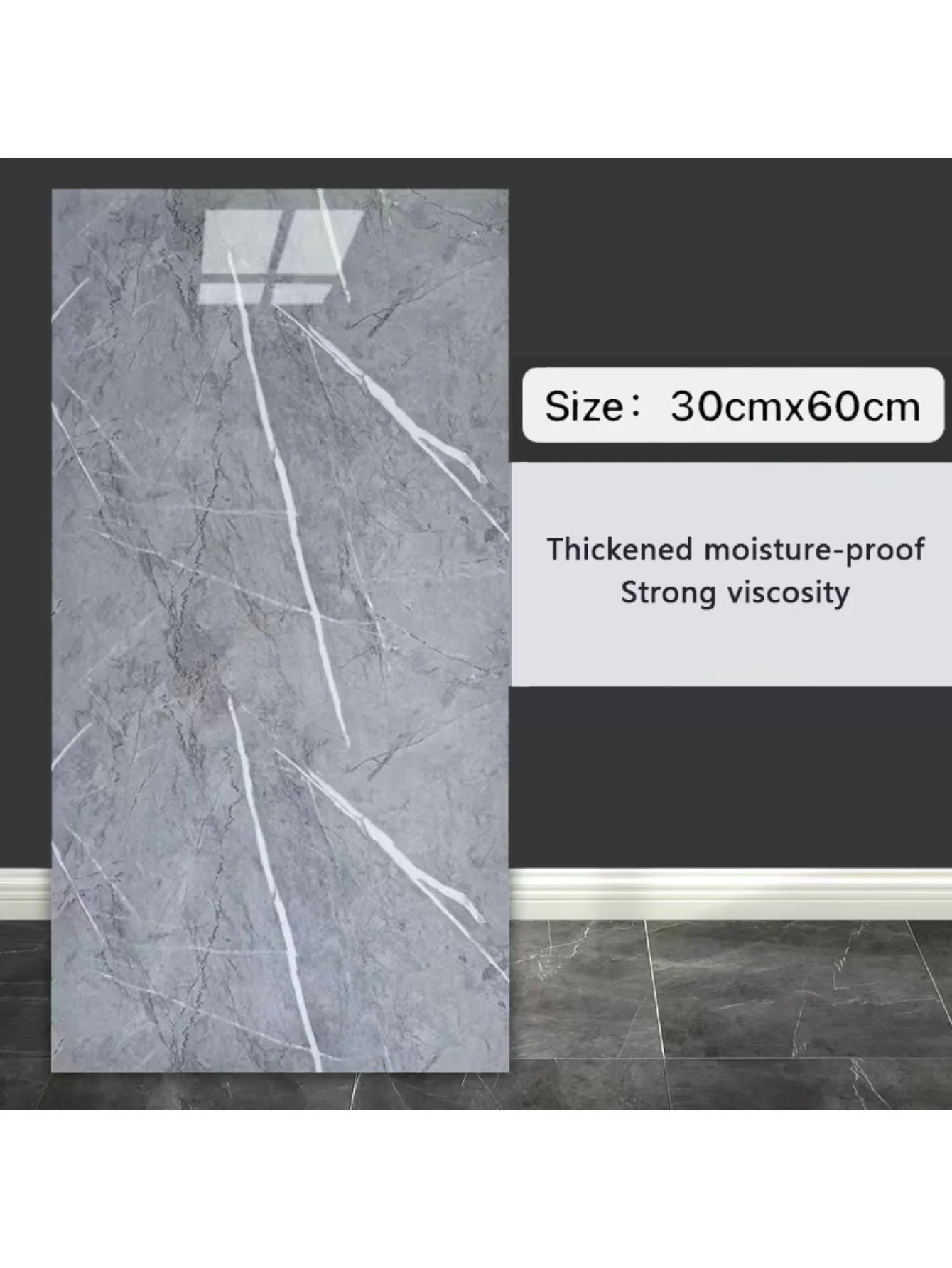 10pcs 3D Wall Sticker classic imitation marble Brick