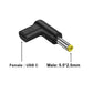 USB C PD to DC Power Connector Universal