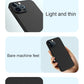 Luxury Black Silicone Matte Phone Case For iPhone