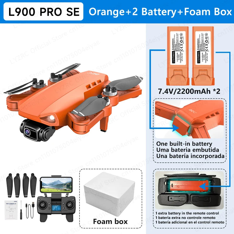 LYZRC L900 PRO SE 4K Professional HD Dual