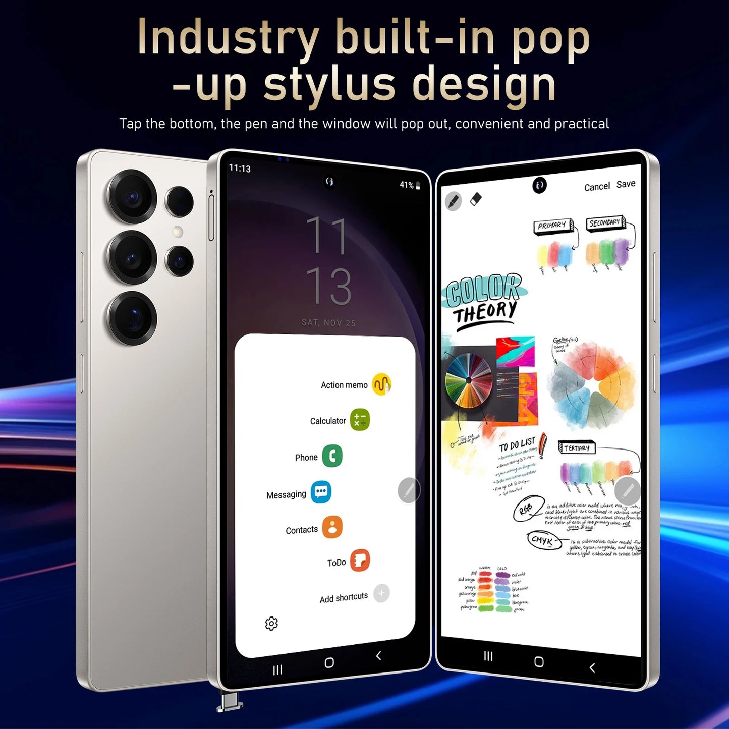 S25 Pro Smartphone Android 6.8Inch HD 8/12GB RAM