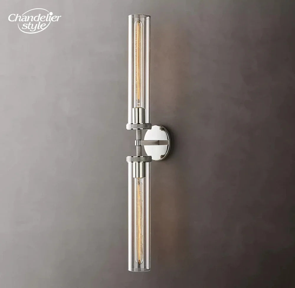 Modern Glass Wall Lamps Lustre LED Lambeth Knurled