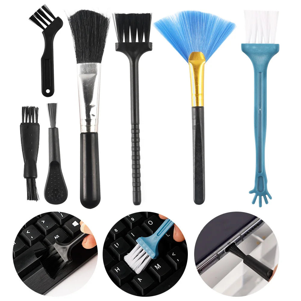 10PCS/Kit Computer Keyboard Cleaning Brush Multifunction Universal Clean