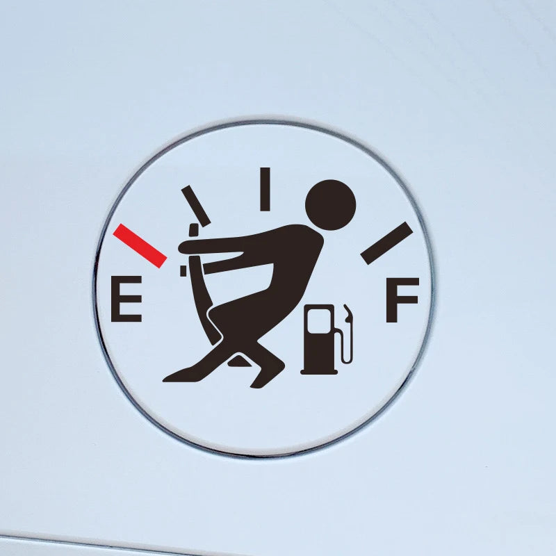 New 1PC Funny Car Stickers High Gas Consumption