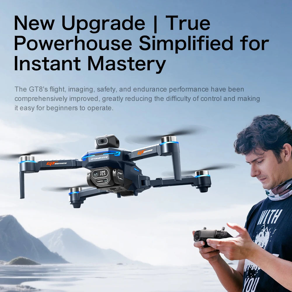 2025 NEW GT8 Rc Drone 8K Profesional HD