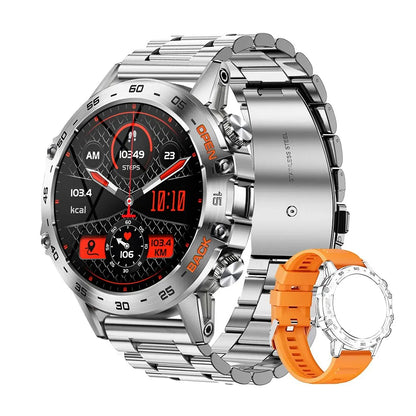 MEVADEN Steel 1.39 Bluetooth Call Smart Watch Men