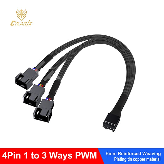 Cylarix PWM Fan Splitter Cable PC 4Pin 1