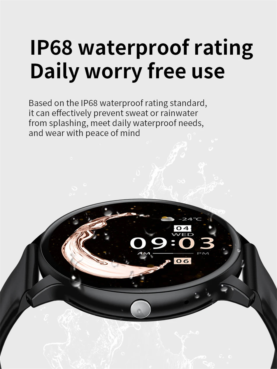 2025 New Smart Watch Women Men Bluetooth Call