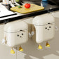9L/12L DIY Cream-Colored Wall-mounted Kitchen Trash Can with