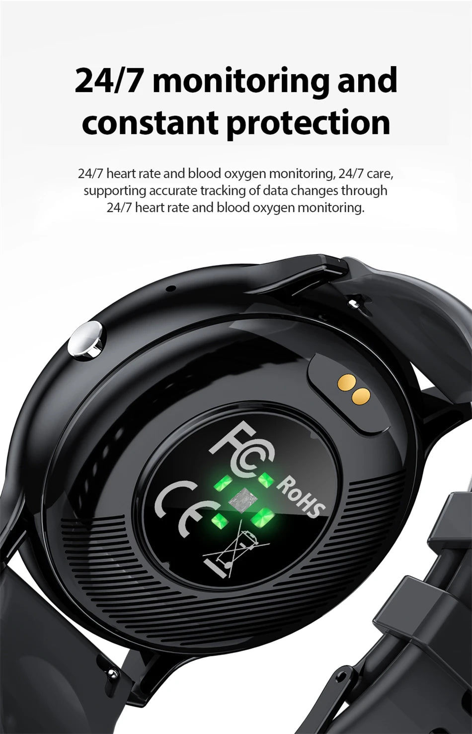 2025 New Smart Watch Women Men Bluetooth Call
