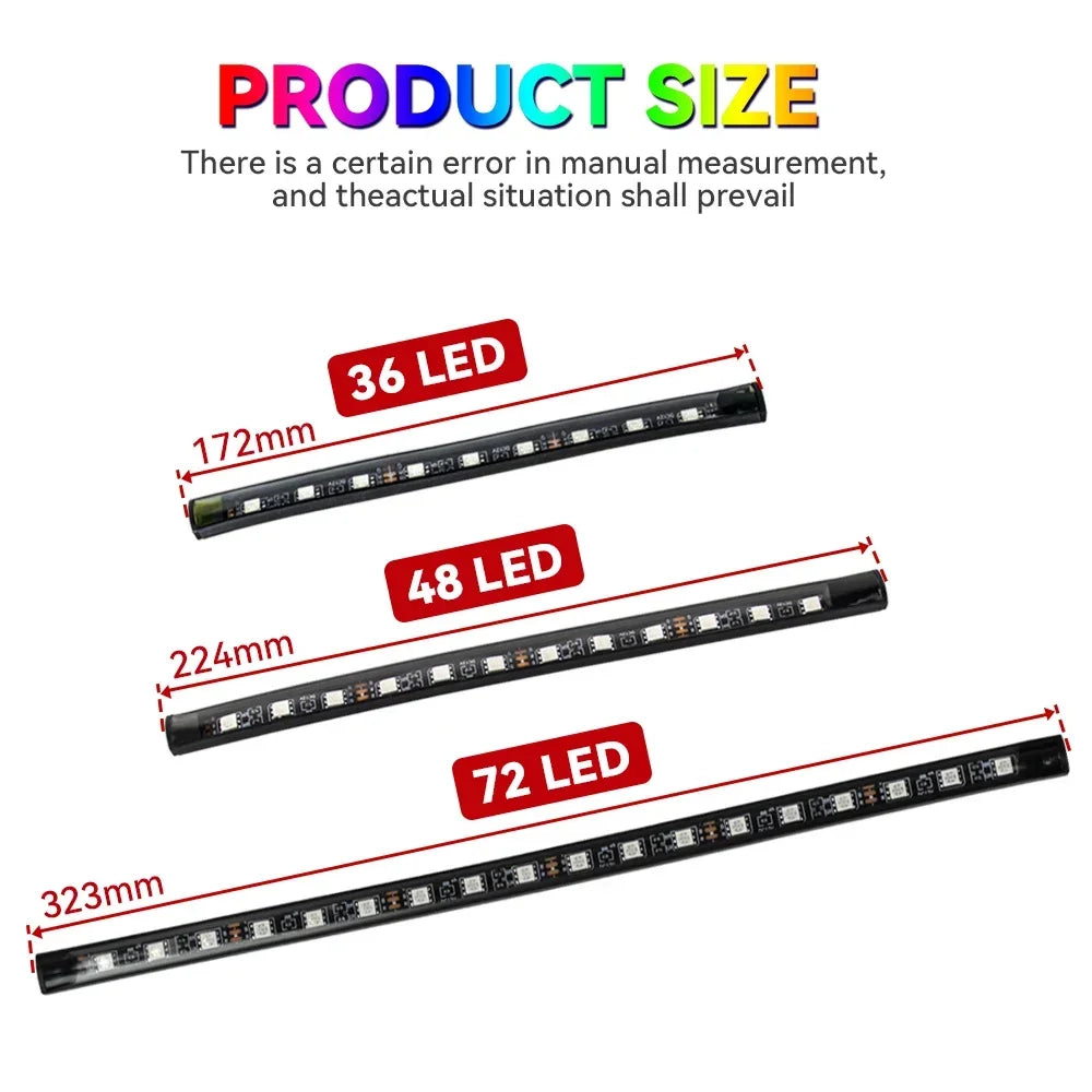 Neon 36 48 72 LED Car Interior Ambient