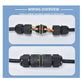 IP68 Outdoor Waterproof Junction Box Electrical Cable Connector,