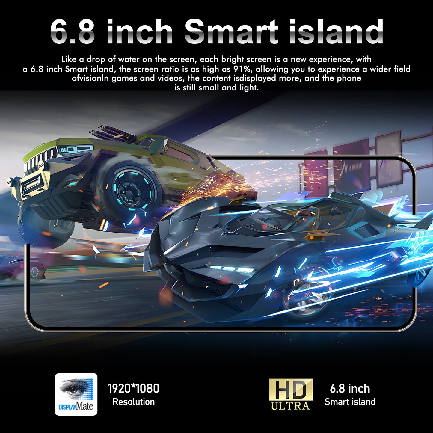 Smartphone Android Note 15 Pro 5G phone,6000mAH,12GB RAM