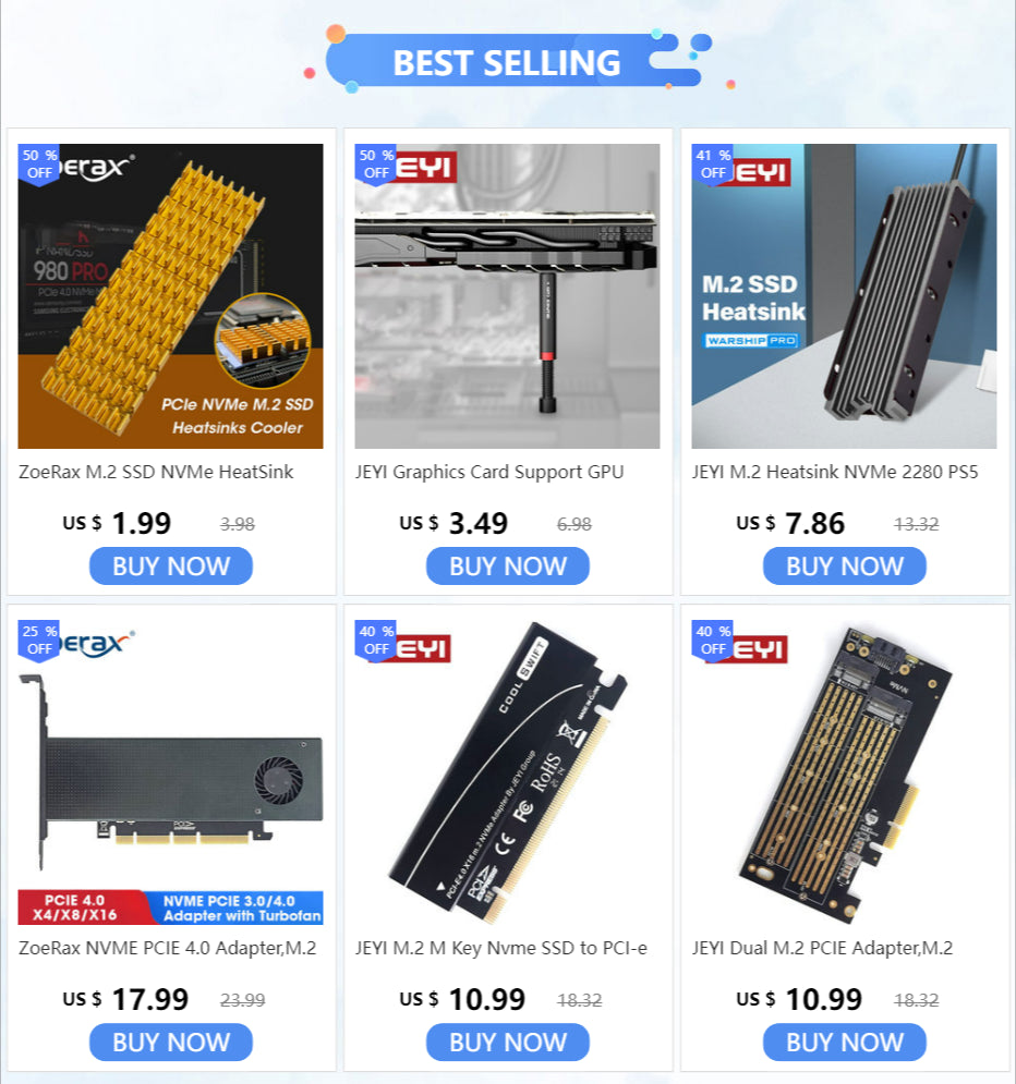 ZoeRax NVME Pro Adapter M.2 NVME Pro SSD