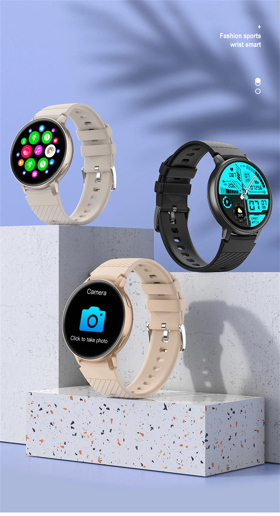 LIGE 2025 Smart Watch Women Bluetooth Call Custom