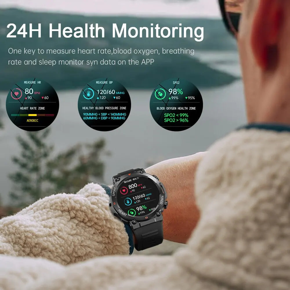 MEVADEN 1.39 Inch HD Bluetooth Call Smart Watch