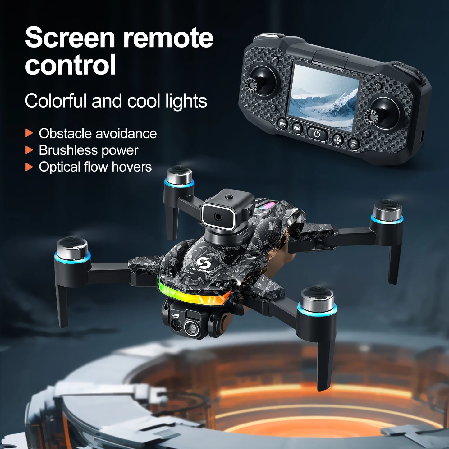 S160 Drone Professional with 8K HD Camera Screen
