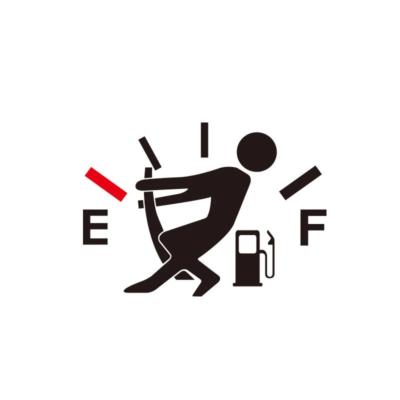 New 1PC Funny Car Stickers High Gas Consumption