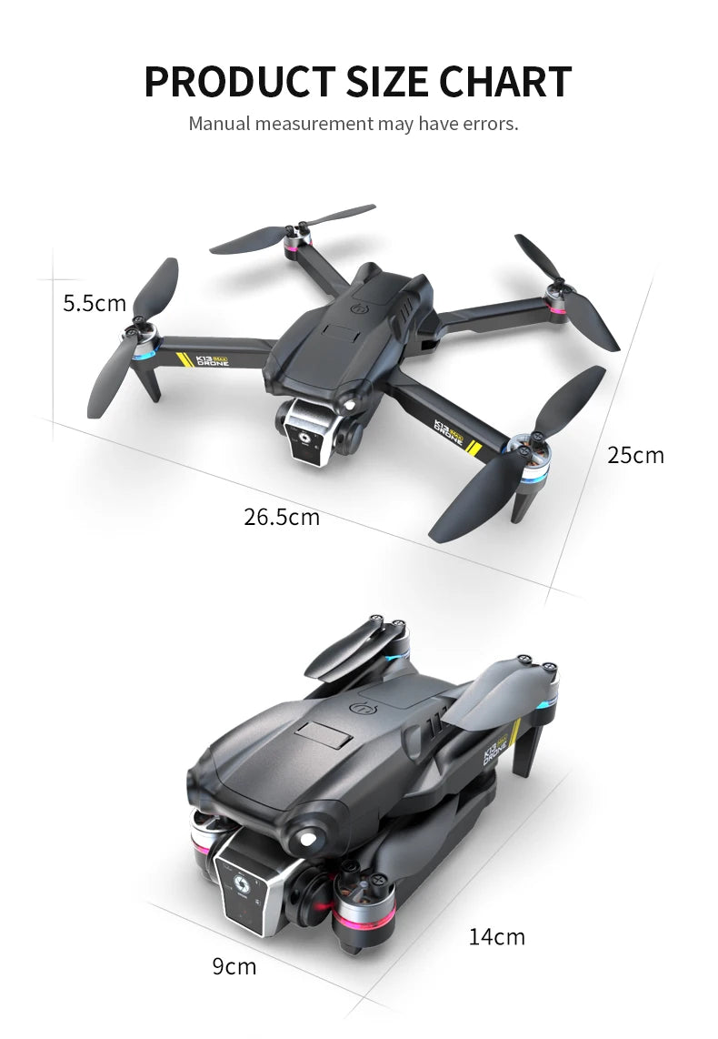 K13 MAX Drone 8K With HD Dual Camera